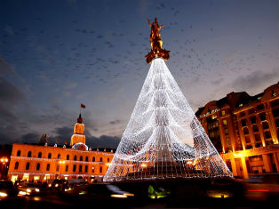 Грузия Сказочный Новый Год и Рождество в Тбилиси