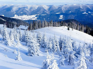 Украина Снежные Карпаты