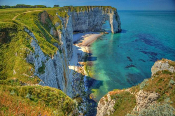 Франция Дыхание океана на берегу Ла Манша