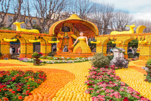 Фестиваль лимонов в Ментоне